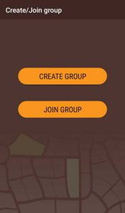 Group Tracker create/join group