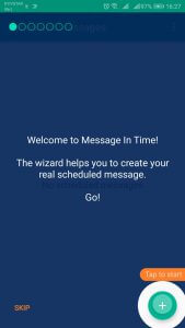 Message In Time wizard